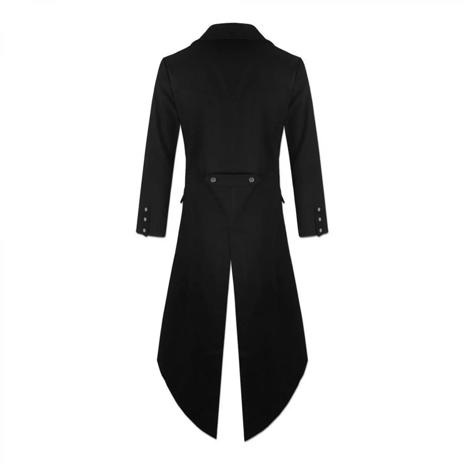 Steampunk Victorian Black Tailcoat | Men Gothic Wedding Tailcoat