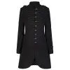 Vintage Military Wool Gothic Coat | Braided Women Gothic Coat