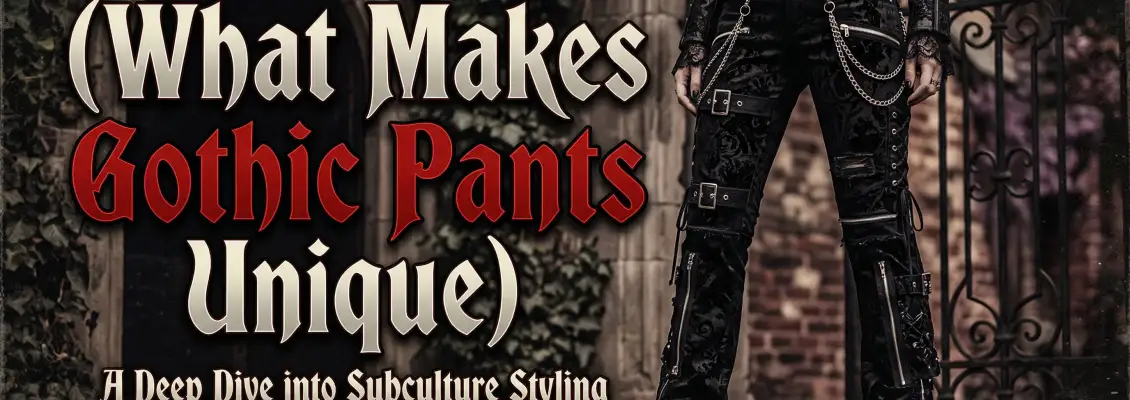 What Makes Gothic Pants Unique? A Deep Dive into Subculture Styling