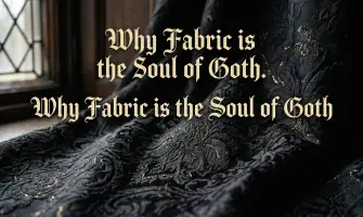 Why Fabric is the Soul of Goth: Decoding the Materials of the Dark Aesthetic