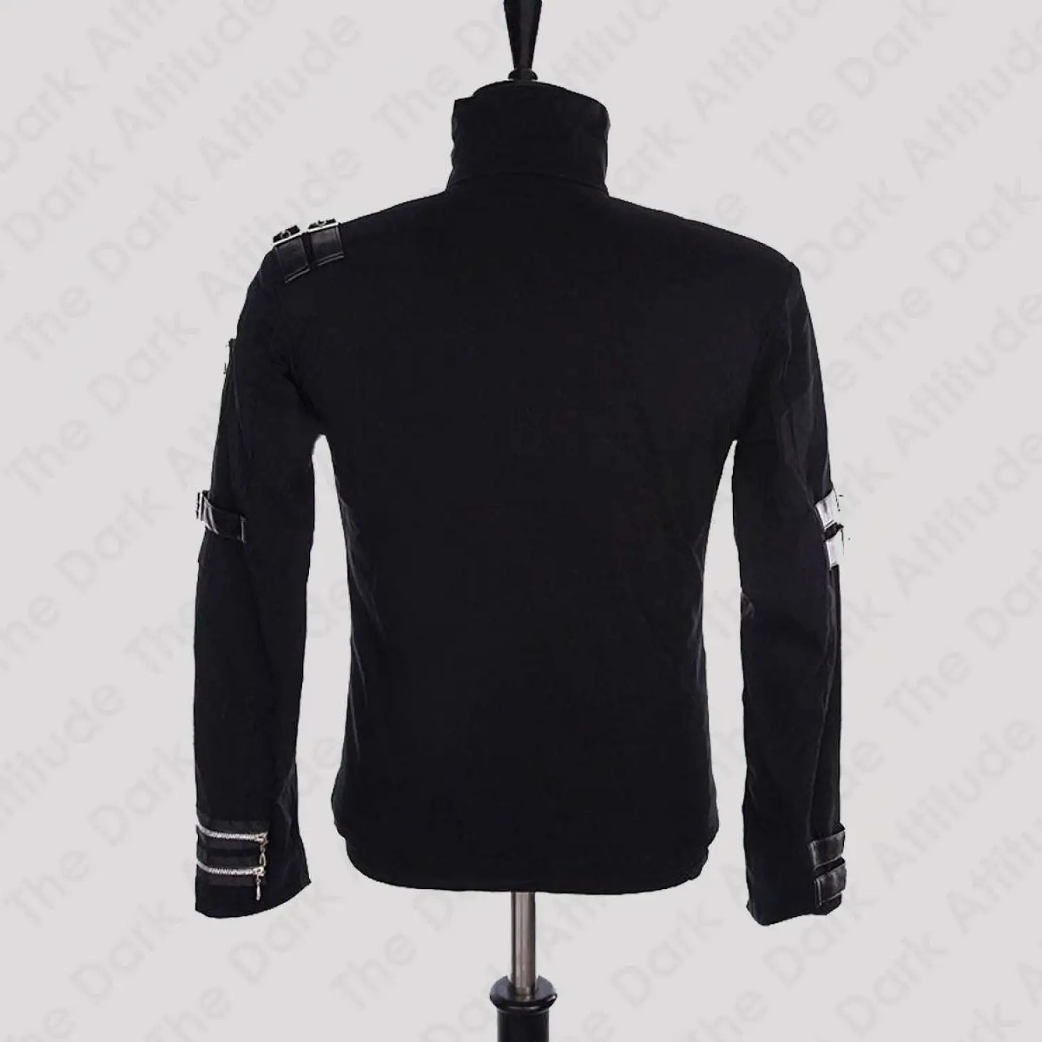 MJ Bad Black Buckle Jacket | Michael Jackson World Tour Gothic Jacket