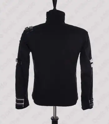 MJ Bad Black Buckle Jacket | Michael Jackson World Tour Gothic Jacket