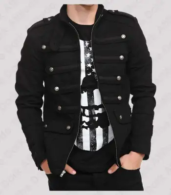 Gothic Officers Military Jacket Banned VTG Army Jacket