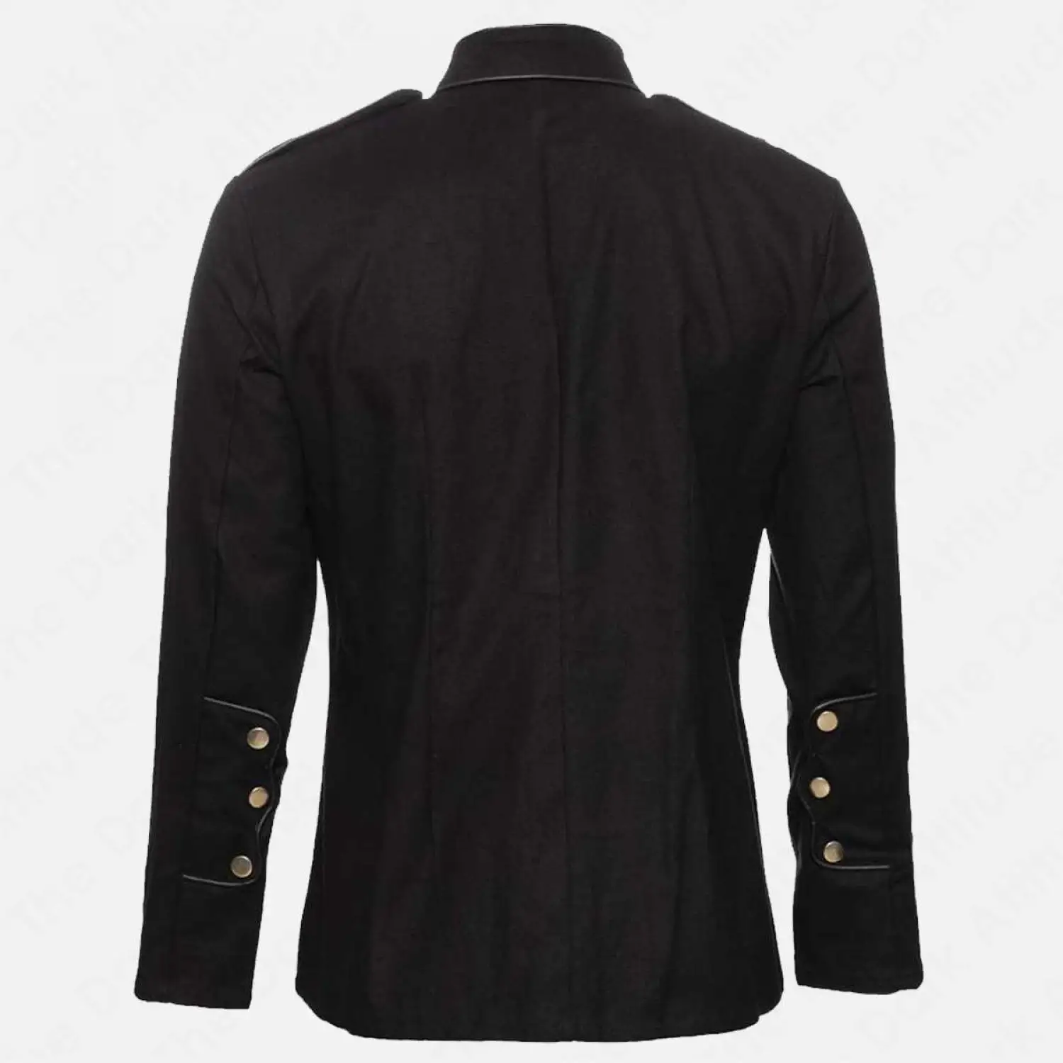 Men's Gothic Military Jacket | Goth Officers Blazer Coat