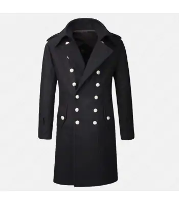Military Officers Trench Goth Coat