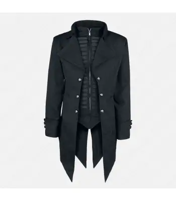 Steampunk Victorian Black Tailcoat