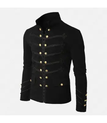 Napoleon Hook Military Gothic Wool Cotton Jacket