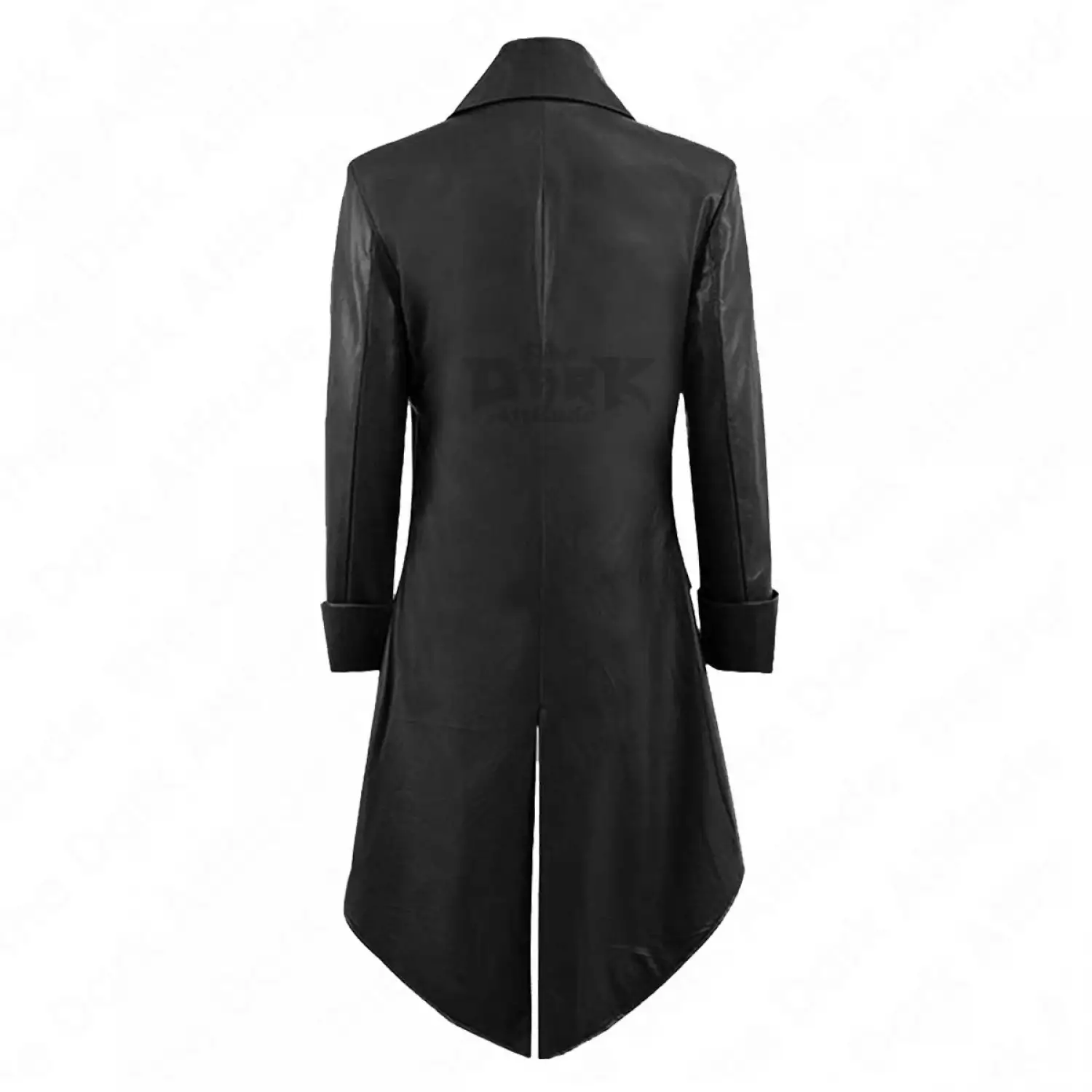 Steampunk Real Leather Tailcoat Men's : Victorian Vanguard Coat