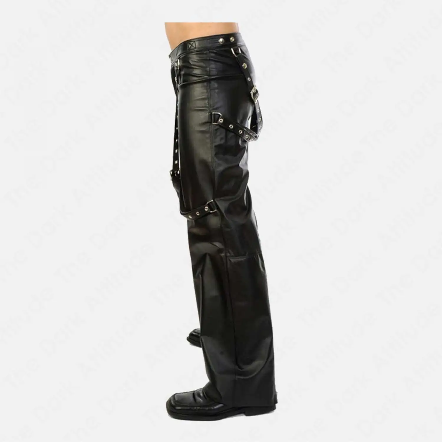 Nightlife Bondage Real Leather Pant: VIP Bouncers Club Pants