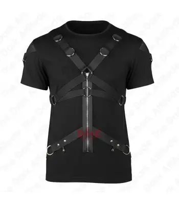 Gothic Punk Bondage Harness Shirt