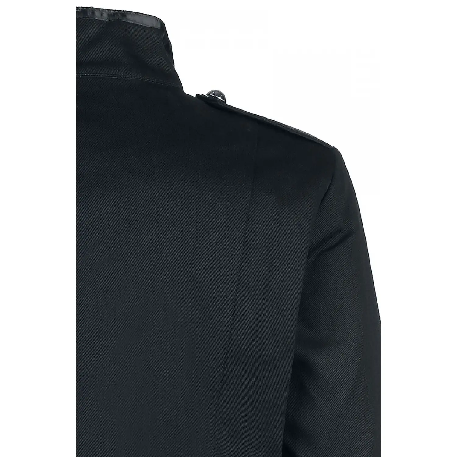Black Gothic Warrior Jacket: Military Drummer Parade Jacket